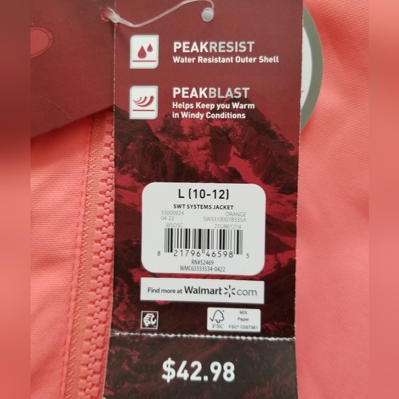 NEW 3 IN 1 Girl Systems hooded Jacket Size M ( 10/12) - Picture 11 of 15